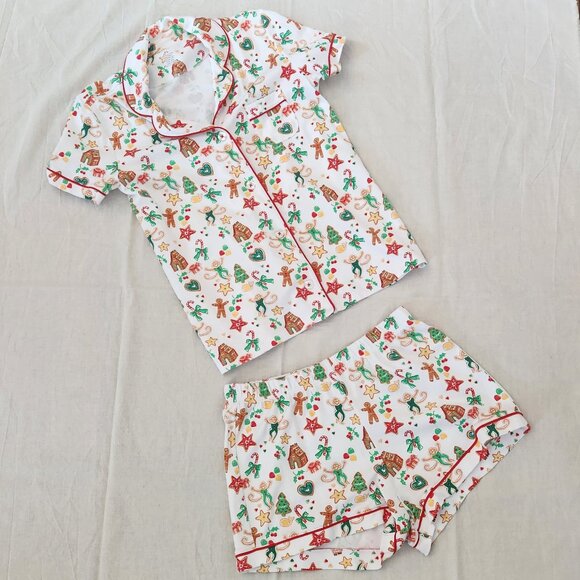 Roller Rabbit Gingerbread Party Pajamas Set - XS - Picture 1 of 15